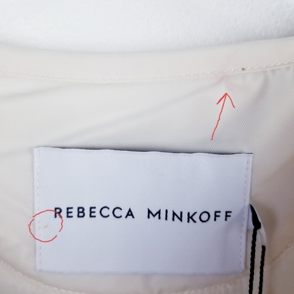 Rebecca Minkoff Cream Quilted Jacket NWT size Large - Picture 13 of 13